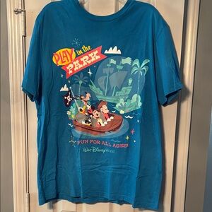 Disney World Teal Play in the Park Fun for all Ages T-Shirt